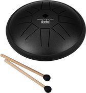 Tongue drum Sela SEL360 6 C major zwart incl. hoes en mallets