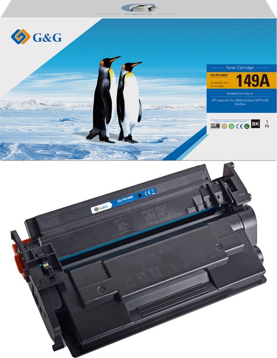 G&G Huismerk W1490A Toner Alternatief voor HP 149A Zwart