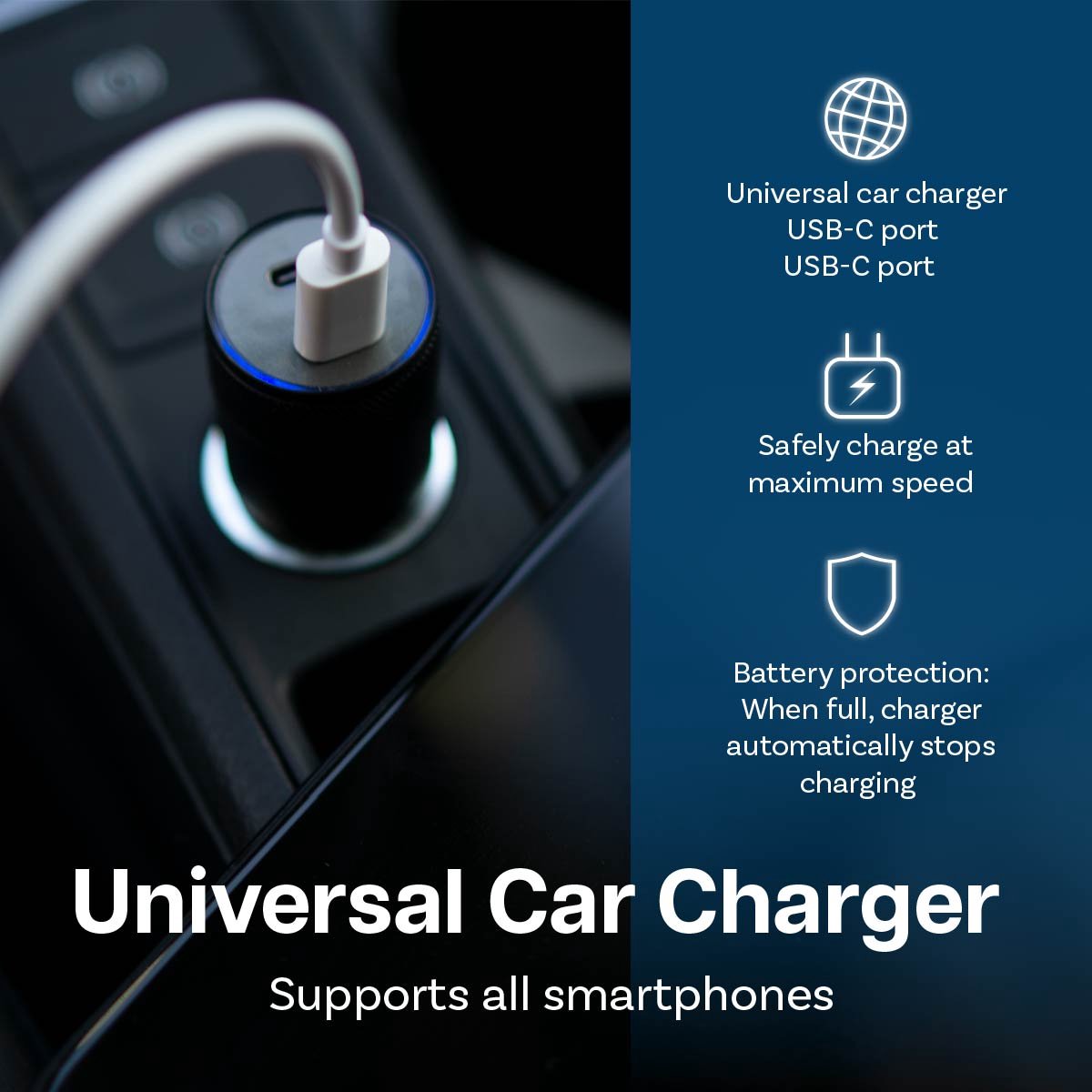 MMOBIEL Dual USB-C Autolader 40W Power Delivery thumbnail 3
