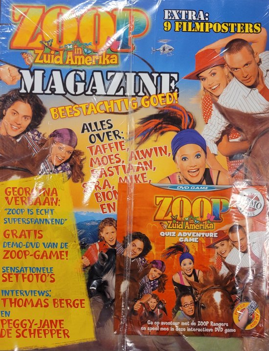 Zoop in Zuid Amerika MAGAZINE + DVD game | 9789085672425 | Boeken | bol