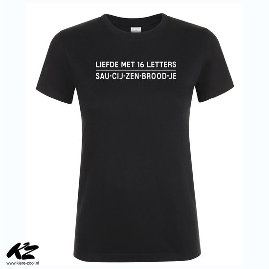 Klere-Zooi - Saucijzenbroodje - Dames T-Shirt - 3XL
