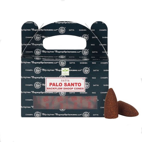 2 pakjes Satya Backflow Cones-Wierook kegels Palo Santo