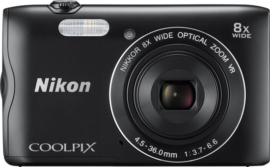 Nikon Coolpix A300 - Compacte Camera - Zwart | bol