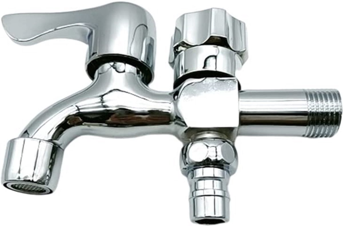 kogelkraan / Premium kogelkraan - universele waterkraan voor de tuin / uitloop buitenkraan / Premium tuinkraan / water tap for the garden