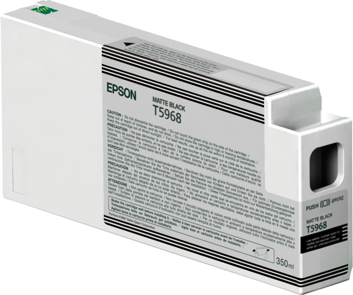 Epson T5968 - Inktcartridge / Mat Zwart