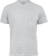 Basic T-Shirt met ronde hals - Wit/Grijs - 2-Pack - Gekamd katoen - L