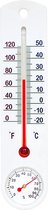 Universele witte thermometer met hygrometer - Binnen thermometer