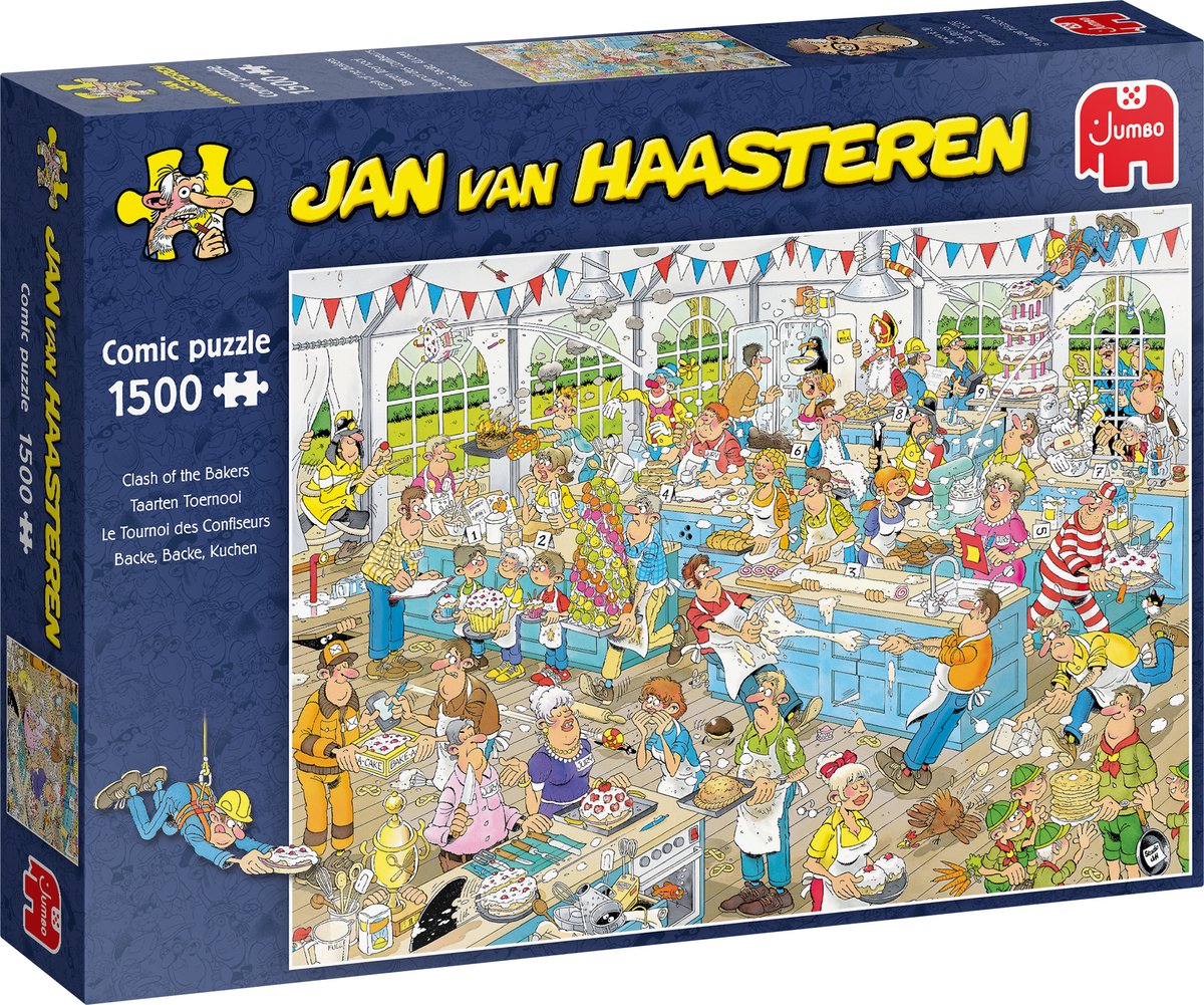 Jan van Haasteren Taarten Toernooi puzzel - 1500 stukjes - Jan van Haasteren