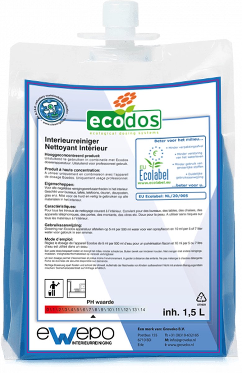 Ewepo Ecodos Easy interieur 2x1,5 L.