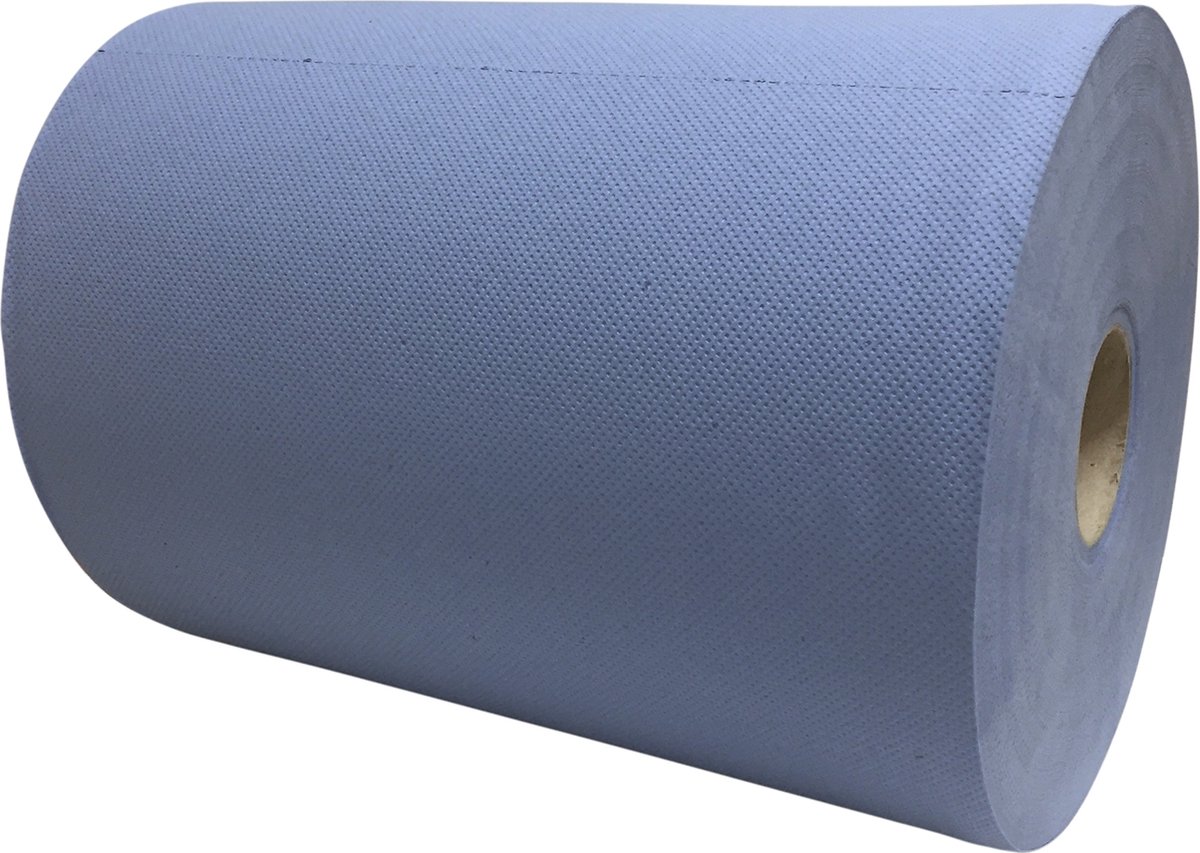 Euro Products | Industriepapier | Verlijmd 3- laags | Blauw | 2 x 190 meter