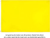 Effen Gele Vlag 150x90CM - Yellow Flag - Overgave - Zelf beschilderen - Zelf Een Vlag Maken - Spandoek - Flag Polyester - Geel