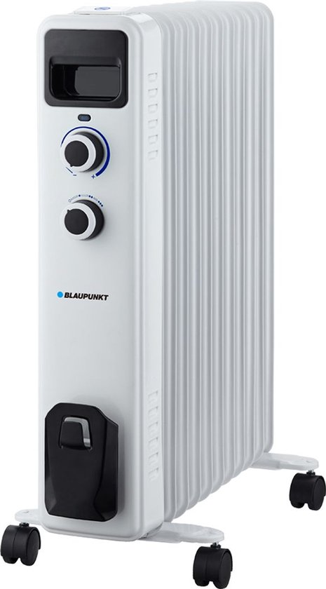 Blaupunkt HOR501 - Verwarming - Olie radiator 2500W met thermostaat en overhitting beveiliging - Wit