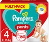 Pampers Baby-Dry Pants Luierbroekjes - Maat 4 (9-15 kg) - 160 stuks - Multi-Pack