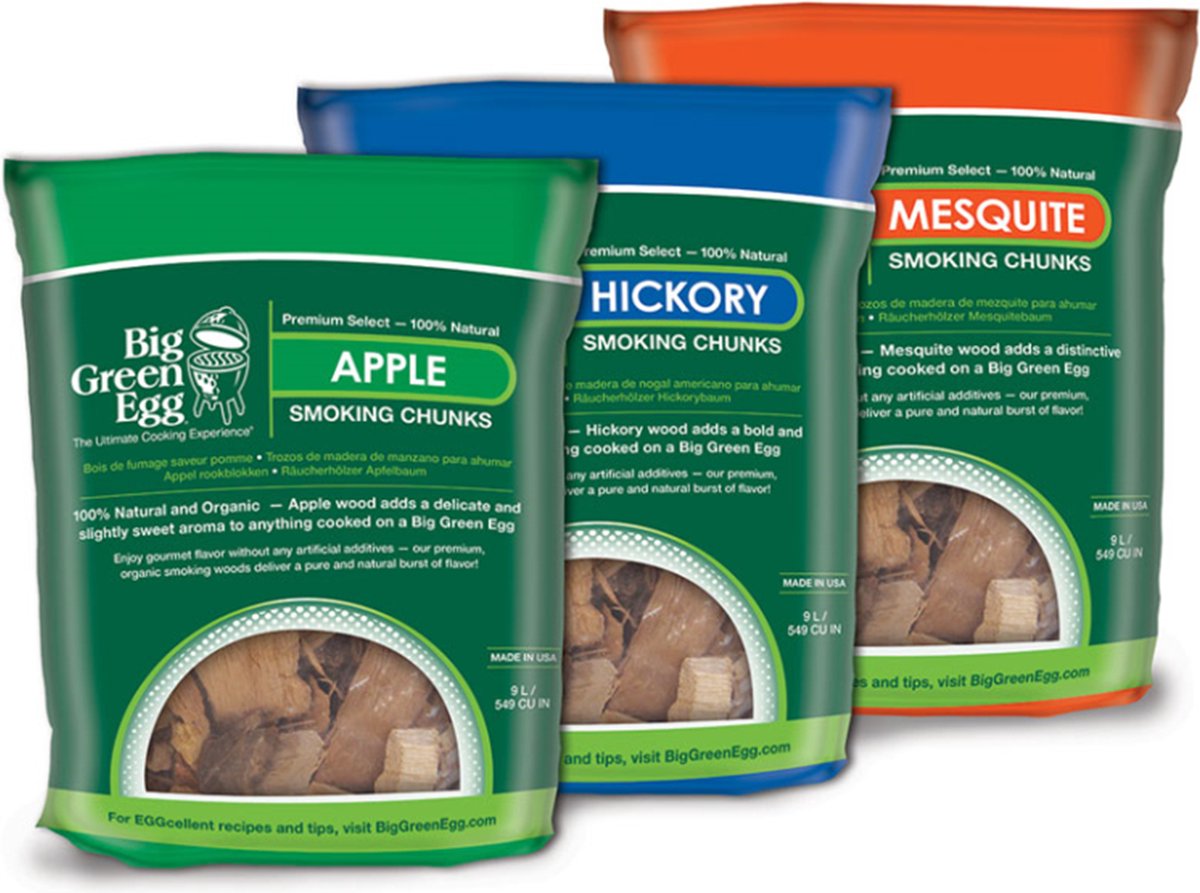 Big Green Egg Hickory Chunks - 2,27 kg