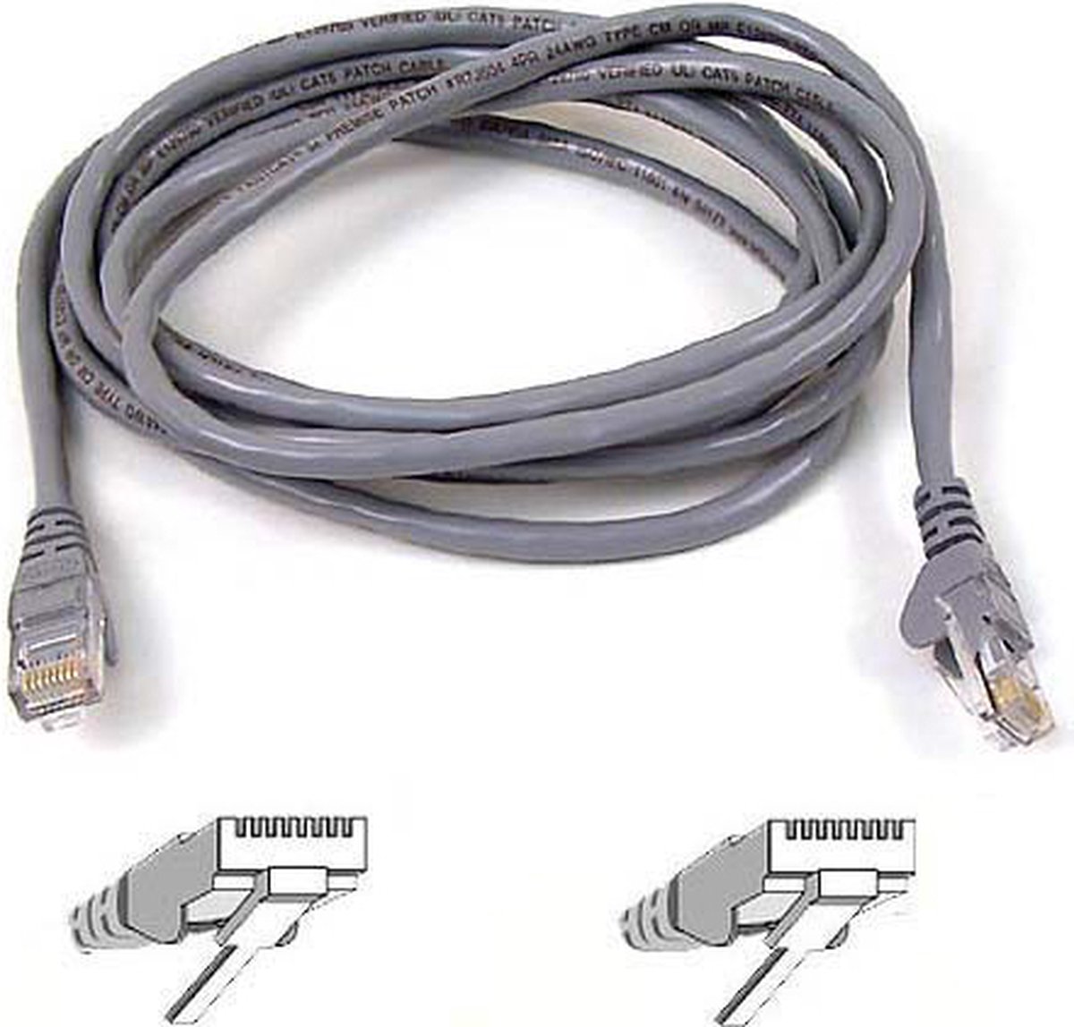 Belkin High Performance Category 6 UTP Patch Cable 5m netwerkkabel Grijs