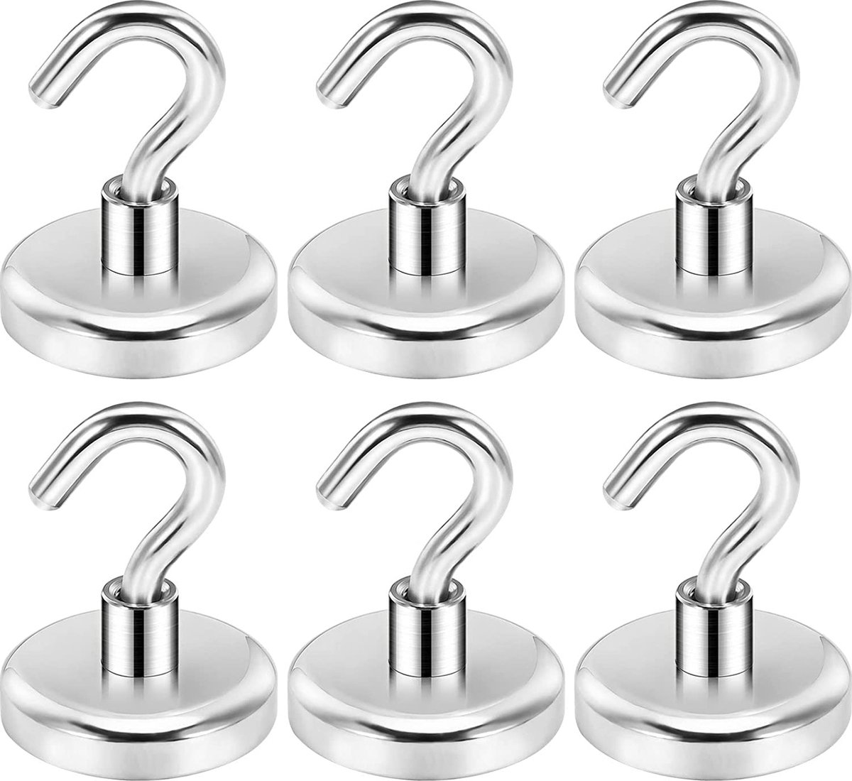 20 Aimants Néodyme 20x2 Mm Extra Forts - Avec Colle 3M, Pour Tableau, Frigo, Bricolage