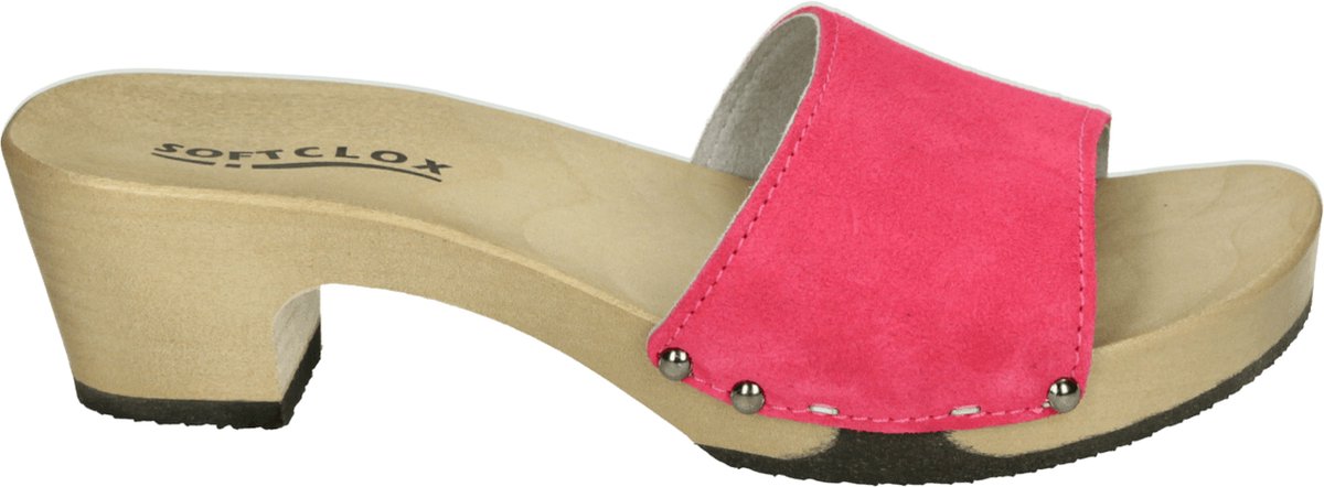 Softclox S3382 KELLY - Volwassenen Dames slippers - Kleur: Roze - Maat: 40