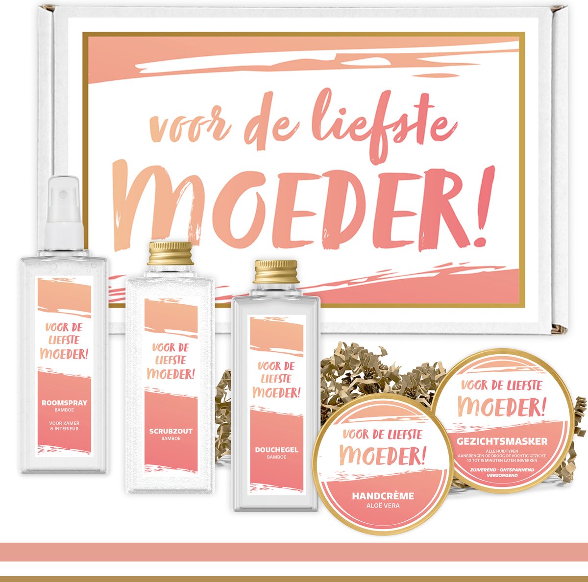 Goedkoopste Brievenbus cadeau Voor de liefste moeder - 5 Producten - 350 Gram | Brievenbusdoosje Doosje - Moederdag - Voor Mama - Verjaardag - Vrouw - Brievenbuspakketje Pakketje - Brievenbuscadeautje Cadeautje - Luxe Cadeaupakket Cadeaupakketje