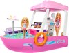 Barbie Droomboot - Speelset met barbie meubels en glijbaan