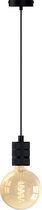 Calex Retro Pendulum - Lampe à Suspension Industrielle - Culot E27 - Zwart - Excl. léger frère