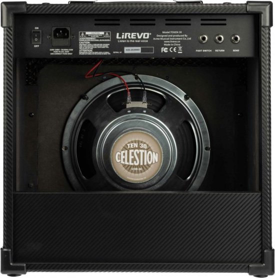 LIREVO TOKEN-30 30W gitaar versterker Guitar Combo w/Celestion TOKEN-30 ...