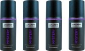Amando Deodorant Spray - Mystery - Voordeelverpakking 4 x 150 ml