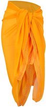Paréo châle uni Oranje dames femmes robe de plage sarong