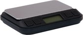 On Balance SCALE TW-200-BK - Weegschaal - Keukenweegschaal - Digitale Pocket weegschaal - Precisie 0,01 tot 200gr - Zwart