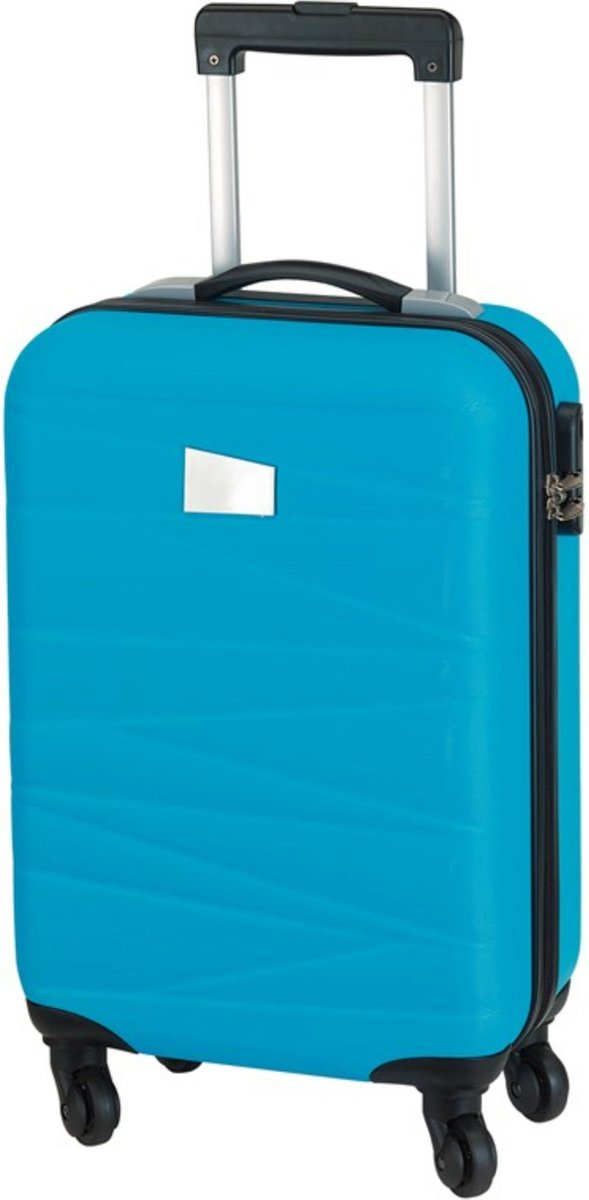 Concorde Handbagage/cabine reis trolley koffer - met zwenkwielen - 55 x 35 x 20 cm - hemelblauw