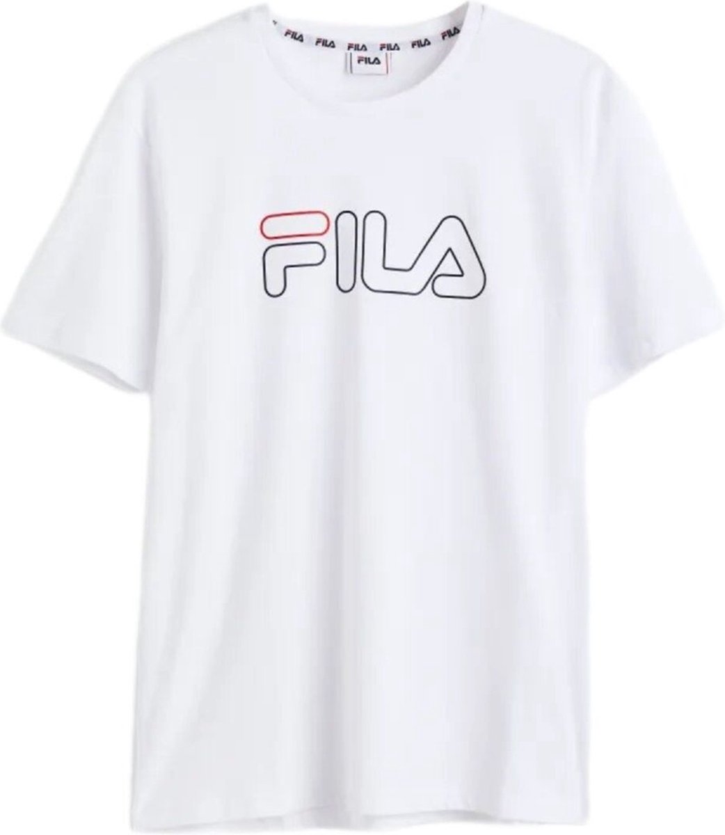 Men’ Short Sleeve T-Shirt Fila FAM0225 10001 Wit