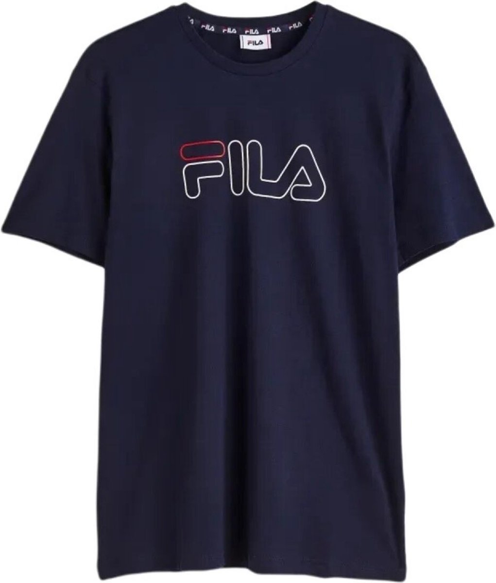 Men’s Short Sleeve T-Shirt Fila 50004 FAM0225 Blauw