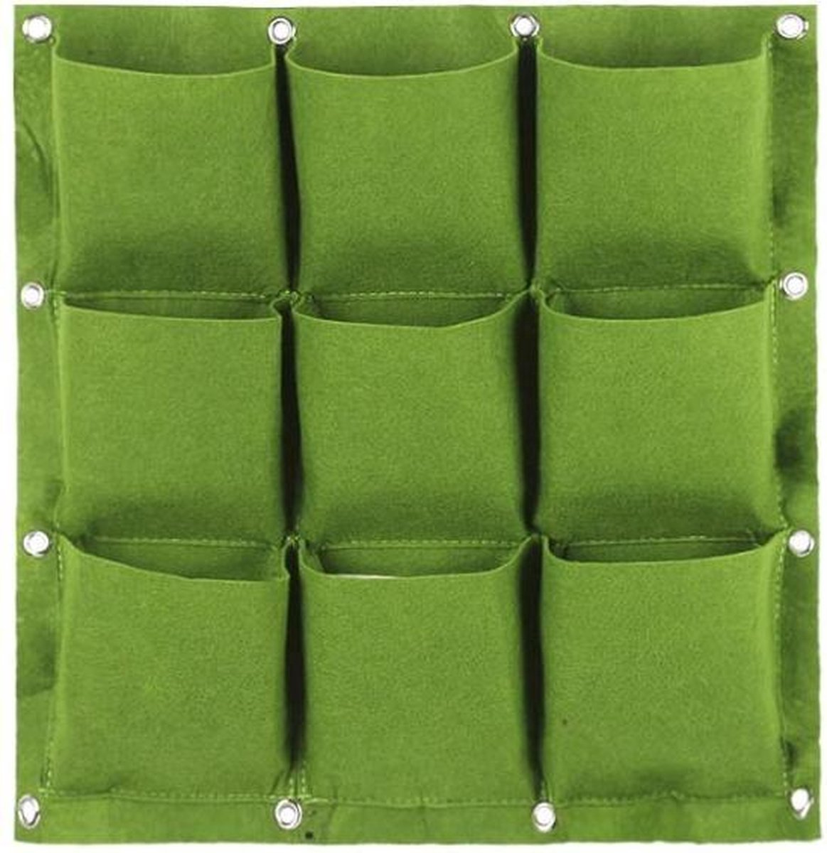 *** Verticale Tuin 9 Plantzakken 50cm x 50cm - Groen - Vilt - Muur Tuinieren - van Heble® ***