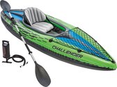 Intex Challenger K1 Kayak - 1 Persoons - Blauw