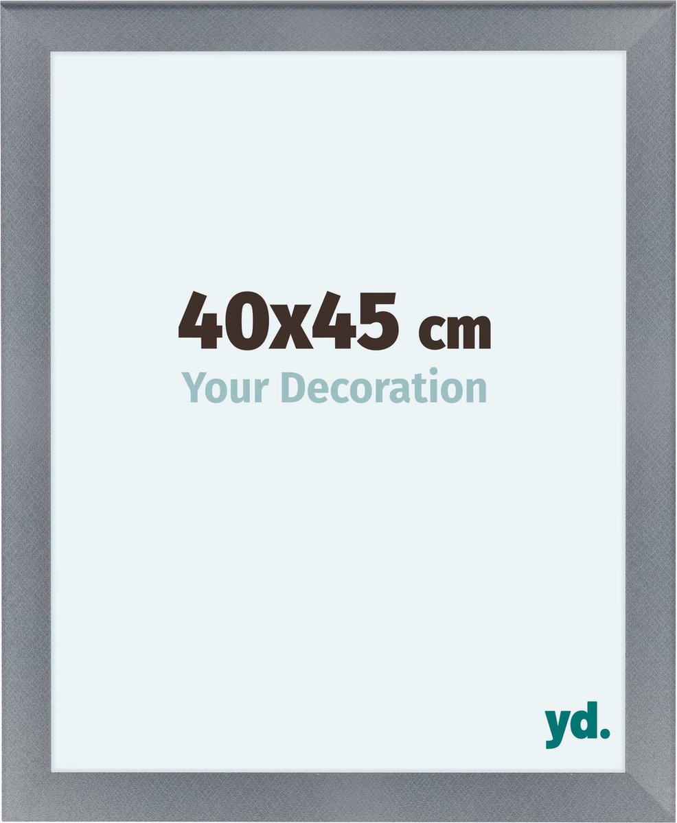 yd. Your Decoration - Fotolijst 40x45 cm - MDF - Aluminium Geborsteld - Como
