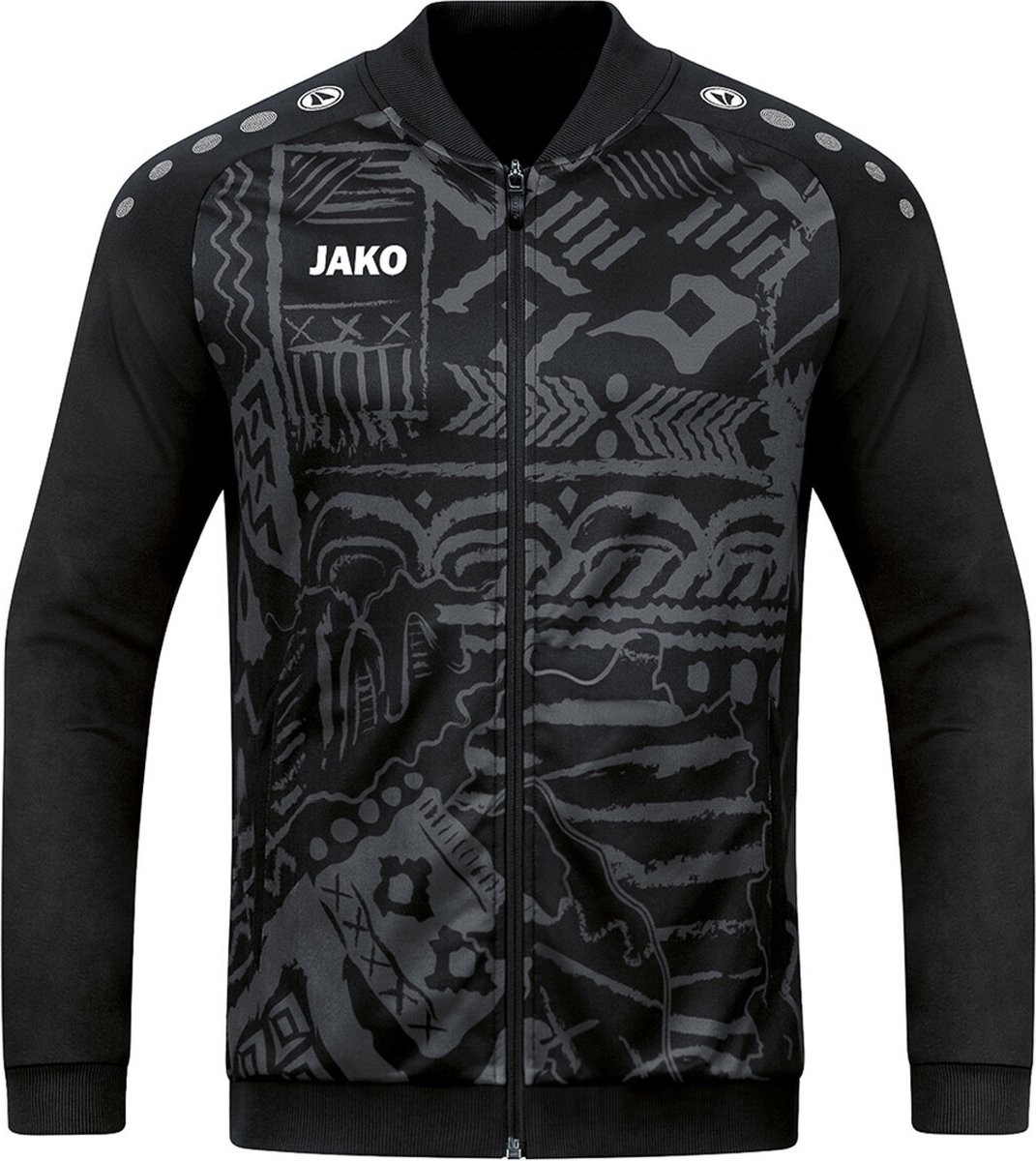 Jako Tropicana Warming-Up-Vest Heren - Zwart / Antraciet | Maat: S