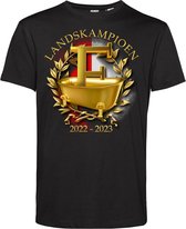 T-shirt Badkuip Landskampioen 2022-2023 | Feyenoord Supporter | Shirt Kampioen | Kampioensshirt | Zwart | maat XL