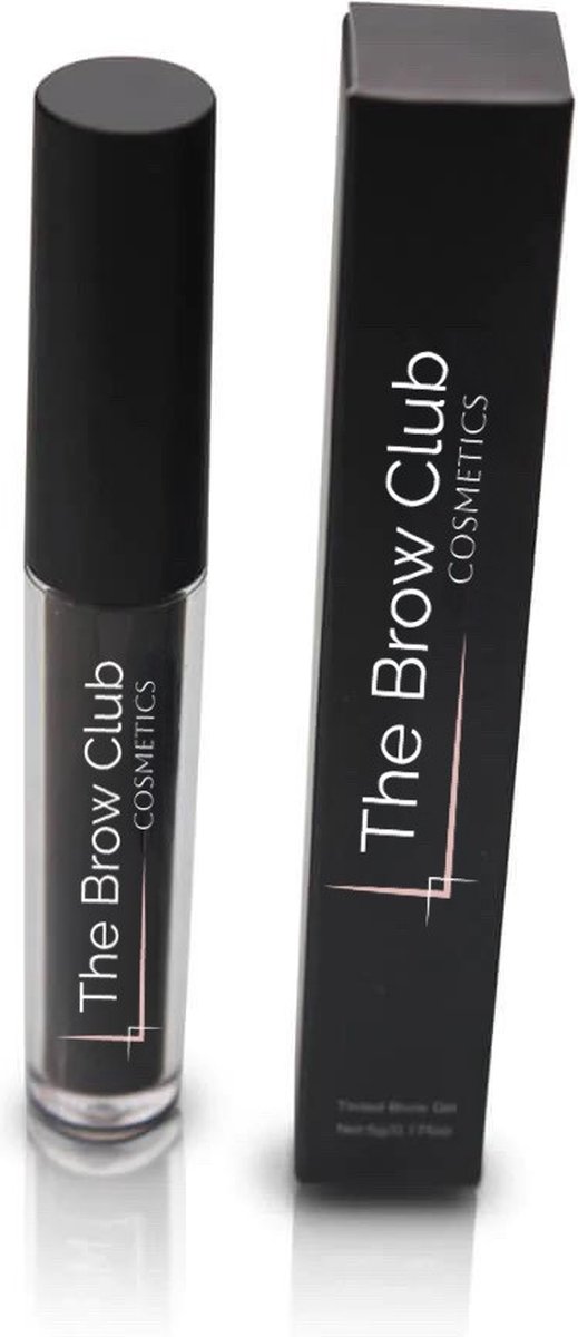 The Brow Club Cosmetics Eyebrow Gel Dark Brown/Black - Wenkbrauwgel Donker Bruin/Zwart - Wenkbrauw Make-up