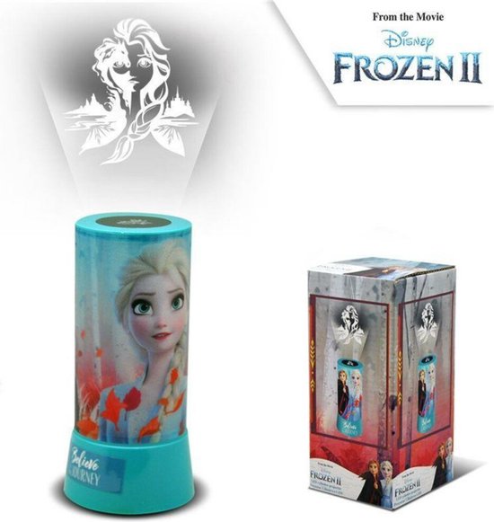 Disney Nachtlamp Frozen Ii Meisjes 20 Cm Blauw van Disney — afbeelding 2