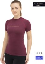 Brubeck 3D Pro Seamless Sports Shirt Femme - pour la Course à pied et les activités intenses - Fuchsia M