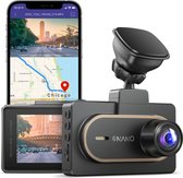 Nanocam M27 32gb dashcam voor auto - 2K QuadHD video - Wifi - GPS - 32gb SD - Super compact - 150 graden kijkhoek - Nachtzicht - Parkeermodus - 3.0 inch IPS LCD - 2023 model - dashcam voor auto met optionele achter camera