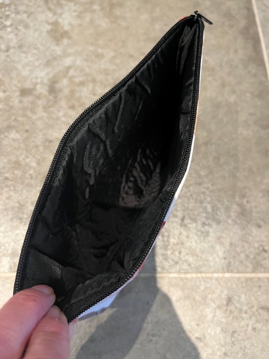 Trousse de toilette - Teckel - Imprimé fleuri - Etui - Pochette - Trousse de Maquillage - 1 compartiment - étanche - 21x14cm