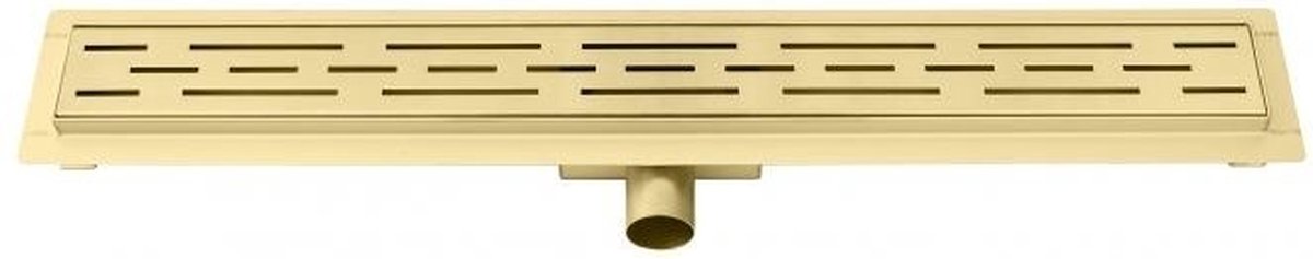 Best-Design "Nancy" douchegoot met flens 80 cm mat-goud