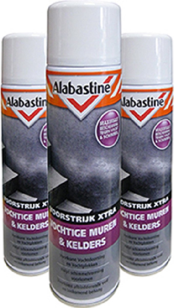Alabastine Voorstijk Vocht.Muren Spray 500Ml - Alabastine