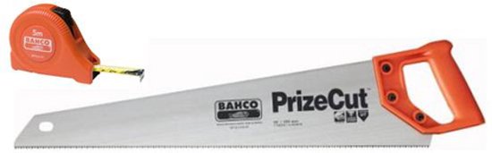 Handzaag - Bahco handzaag 550mm np-22-u7/8-hp prizecut met rolbandmaat np-22 ( a 1 st )