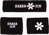 Osaka Sweatband Set 2.0 - Black/white - Hockey - Hockey accessoires - Accessoires