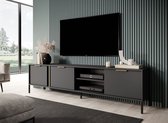 Tiroir de meuble - Meuble TV Loren - Anthracite - 203 cm