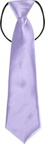 Fako Fashion® - Cravate enfant - Cravate - Garçons - Das - Uni - Élastique - Lilas Violet