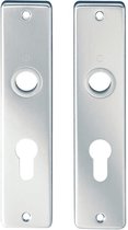 Hoppe renovatieschild 378 pc55aluminium f1 per paar ( a 1 pr )