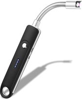 Papillon - Lange Elektrische Aansteker - USB Oplaadbaar - Flexibele Aansteker - Gasfornuis - Kaarsjes - BBQ - Zwart