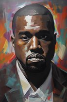 Muziek Poster - Kanye West - Ye - Poster Kanye - Rap Poster - Wanddecoratie - Interieur Design - 61x91
